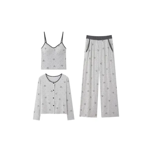 Kerener Pajama Комплект Женский Серый