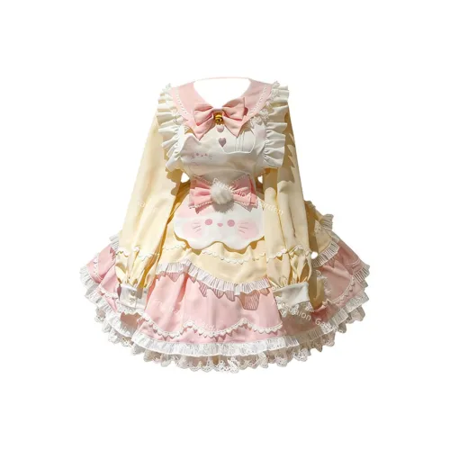 Frustration Garden Длинное платье с длинными рукавами женское