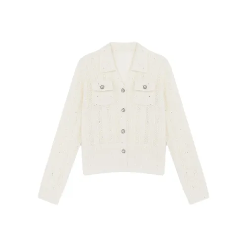 AMANDACOCO Длинный рукав трикотажная ткань кардиган женский