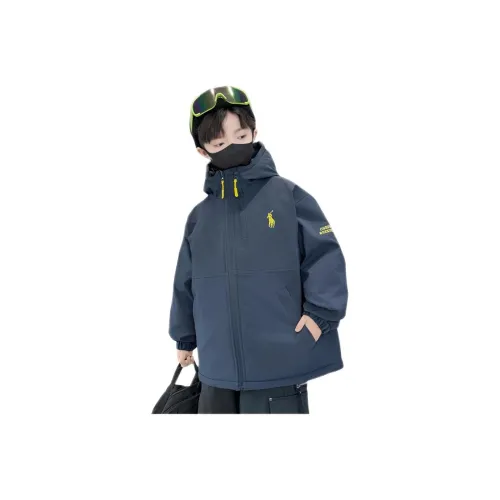 ZHIO Темно-синий школьный топ