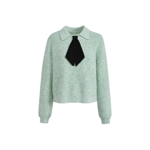 KUOSE Зеленый Женский Свитера