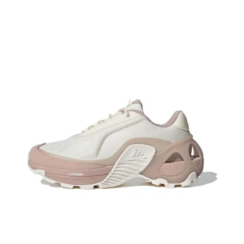 Adidas Wonder Runner Износостойкие Дышащие Низкие Беговые кроссовки Унисекс Бежево-розовые