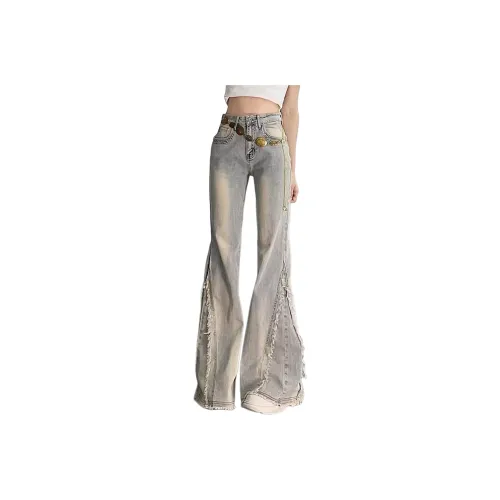 HKPXR Ностальгический синий унисекс джинсы