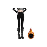 Чёрный утолщённый флис