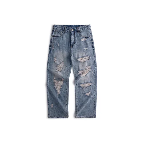 98SQUID Blue Unisex Jeans