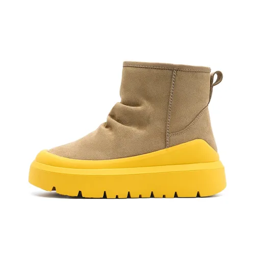 LUOMENG Короткие Снежные Ботинки Унисекс