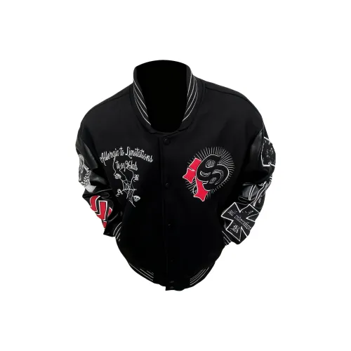 SAGP Черный Унисекс Бейсбольные Джерси