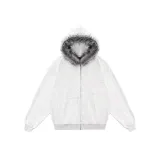 Бело-серый вереск (флисовая подкладка)