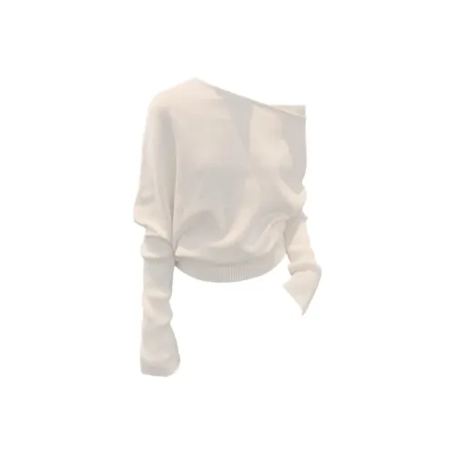 POPO.INFO Ecru Женская Трикотаж