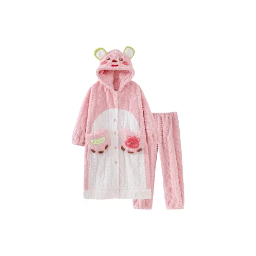 GOSO Pink Women's Pajama Sets GOSO Розовый Женский Комплект Пижам