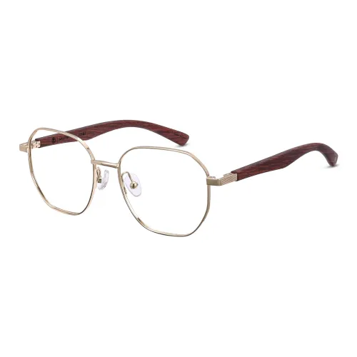 MUJOSH Металл Нерегулярная форма High END Бизнес Элита Очки с диоптриями Рамка Унисекс Золото