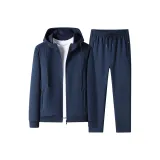 Темно-синий, прямой крой