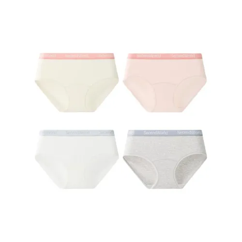XIAGUNAI Белый+Экрю+Светло-розовый+Фотиния Серый Женские Трусики-бикини