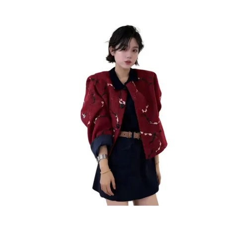 GOSO Red Women's Short Coat GOSO Красный Женское Короткое Пальто