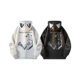 Белый, Фотиния, Серый + Черный [Флисовая подкладка, 2 упаковки]