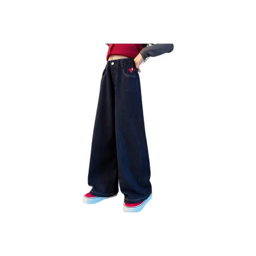 Meng Jia Class С флисовой подкладкой школьный возраст джинсы