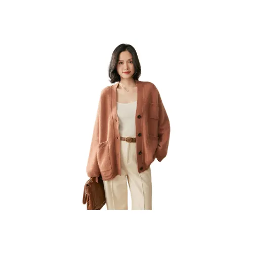 H YXIANG Кашемир Свитер Женские