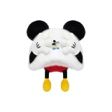 Микки Маус Мышка Белый 3D Эффект Плюшевая Шапка