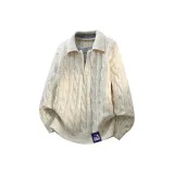 ❤ Экрю [Верблюжья шерсть, Конопля, Цветочный дизайн, Утолщенная флисовая подкладка]