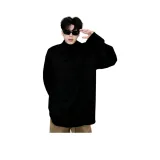 Черный с флисовой подкладкой