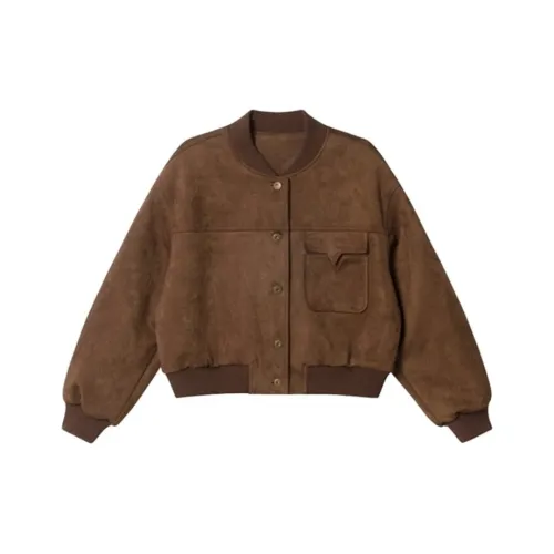 AFGGD Коричневый Женский Куртки