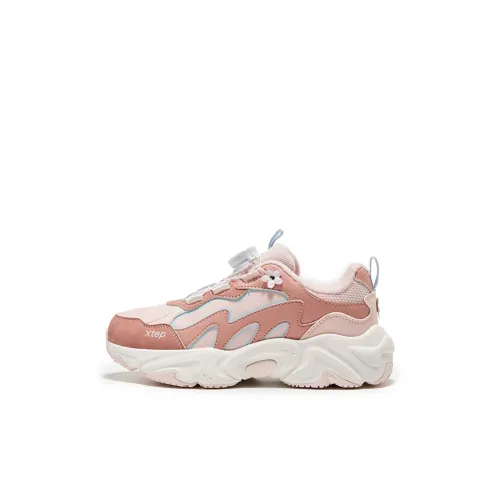 XTEP Противоскользящая Устойчивая к истиранию Утепленная обувь Pure Розовый С рельефом Пудра Детская