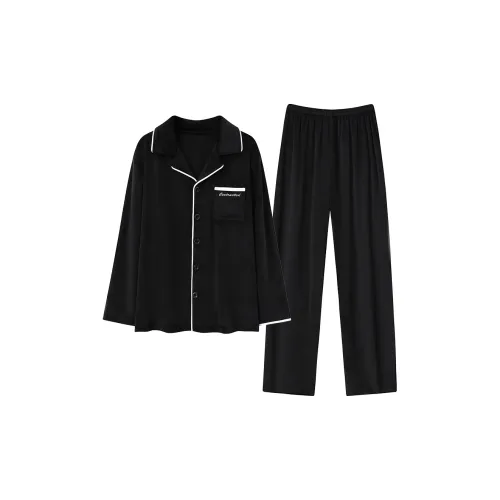 FENTENGCARE Черный мужской комплект пижам