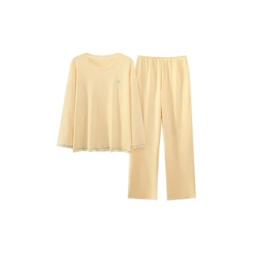 MADALLO Желтый Женские Пижамные Комплекты