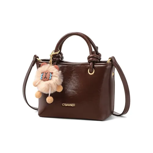 C°BANNER Коровья кожа с синтетической кожей сумка обычный женский кофе черный