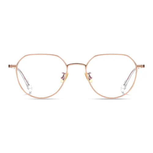ZIPPO Чистый титан Нерегулярная форма Очки с диоптриями Женские Розово-золотой