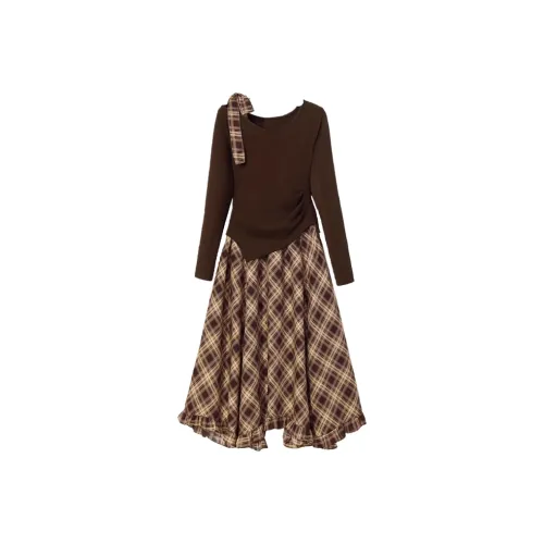 M MAICCO Длинное платье с длинными рукавами женское