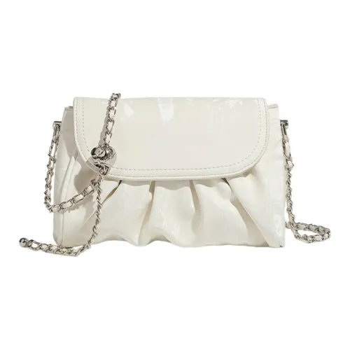 PESASRIE Сумка через плечо из синтетической кожи стандартная женская цвет экрю