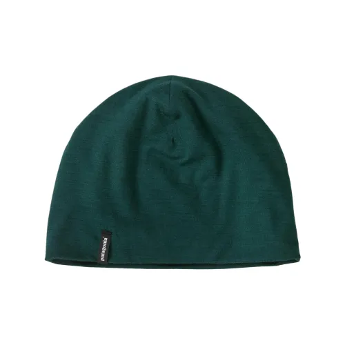 Patagonia Merino Wool Beanies Unisex Green
