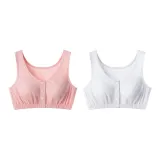 Белый+Розовый [Передняя застежка, стиль]