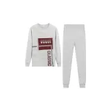 Светло-серый, круглый вырез, размер 28