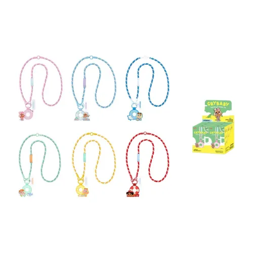 POP MART Коллаборация CRYBABY Vacation Mode on Collection Длинный Слепая упаковка Одиночная Слепая упаковка Цельная упаковка 6 шт