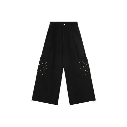 THINGYLAB Мужские карго-брюки черного цвета