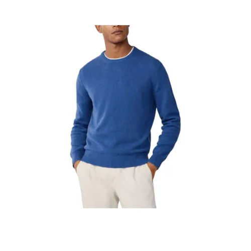 HACKETT LONDON Джинсовый синий Мужские Свитера