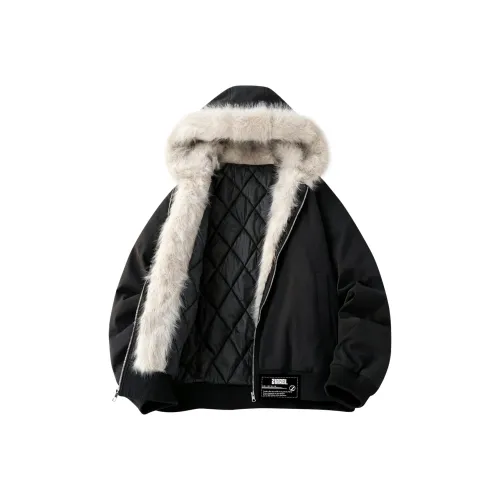 ZIAREL Хлопковый пуховик пальто унисекс