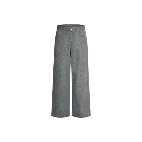 ZAZN Темно-серый унисекс повседневные штаны