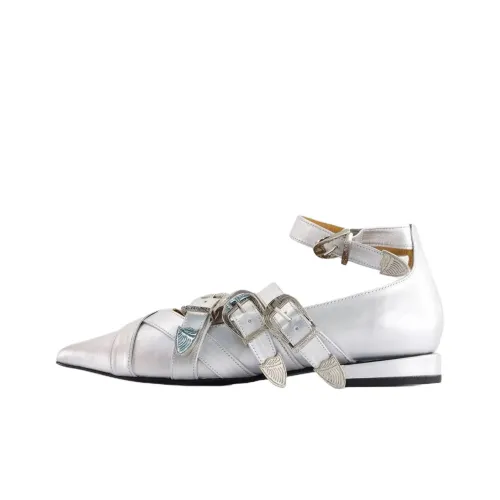 Toga Pulla Повседневная обувь Женская Серебряная