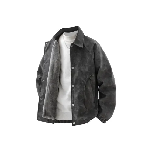 JINPX OFFICIAL Кожа Куртка Унисекс