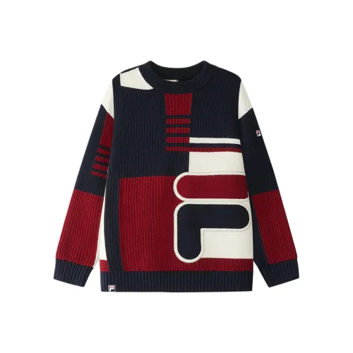 FILA KIDS Полный принт Za Kids Свитеры
