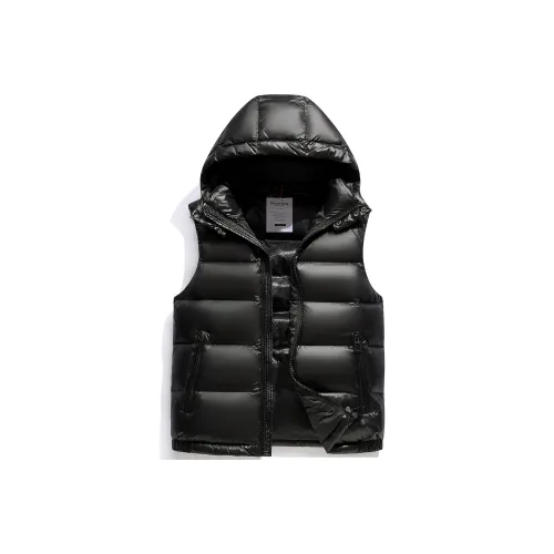 SNOW FLYING Черный Унисекс Пуховый жилет