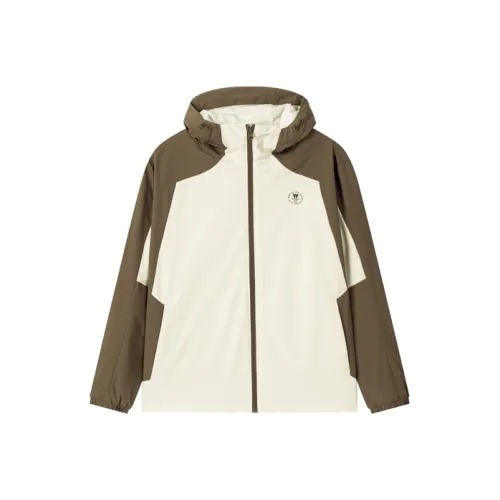 361° Прозрачный Туманный Коричневый Мужской Тренч