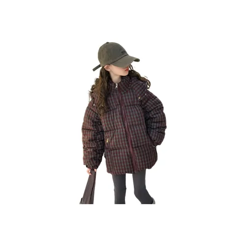 Lanza Повседневный Хлопковый пуховик Зимний Красно-коричневый Подростки