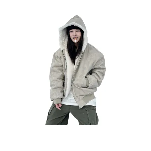 YONGYAN Экрю Унисекс Пуховики