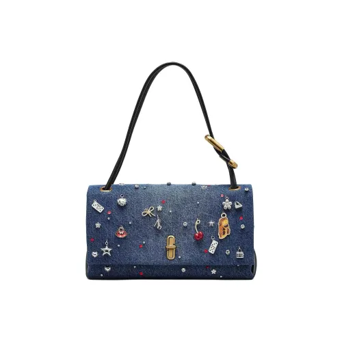 MARC JACOBS Denim Сумка через плечо Большая Женская Синяя