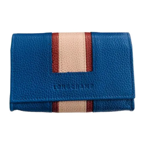 LONGCHAMP Кожа Кошелек Маленький Унисекс Синий