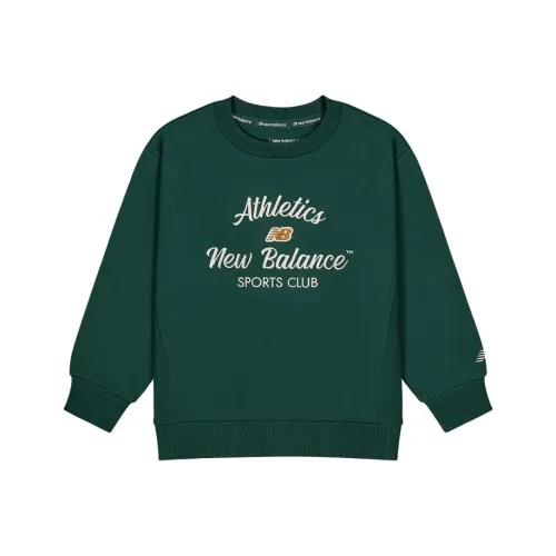 New Balance Зеленый Kids Свитшоты